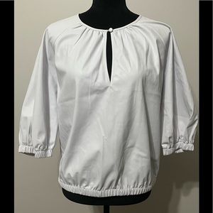 Gabrielle Union Faux Leather Top